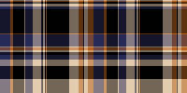 Geleneksel arka plan kumaşı pürüzsüz, mevsim desenli ekose desenli. Turuncu ve pastel renk paleti ile tekstil vektör tartan denetimi.