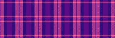 Canlı mor ve pembe ekose desenli. Tekstil tasarımı, moda veya web sitesi geçmişi için mükemmel. Bu pürüzsüz doku, geçmişe dönük bir dokunuşla cesur ve modern bir estetik sunuyor..