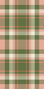 Bayan ekose desenli, kusursuz kumaş kumaşı. Kırmızı ve yeşil renk paletinde süit arkaplan vektör dokusu tartan.