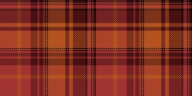 Sonbahar ekose desenli bol kırmızı ve portakallı. Düşmüş tasarımlar, tekstil, web sitesi geçmişi ve mevsimlik markalar için mükemmel. Rahatlık, sıcaklık ve geleneği çağrıştırıyor..