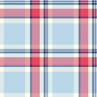 Yumuşak maviler, pembeler ve kırmızılar içinde zarif pastel ekose desenli. Tekstil tasarımı, web sitesi geçmişi veya moda projeleri için mükemmel.