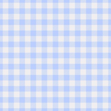 Kalın ekosesiz doku, yumuşaklık vektör arka plan tekstili. Nostaljik kontrol kumaş deseni açık ve beyaz renk paletinde.