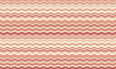 Yumuşak şeftali ve mercan tonlarında soyut dalgalı çizgiler. Arkaplan, tekstil tasarımları veya web sitesi şablonları için mükemmel.