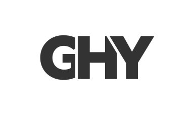 GY logo tasarım şablonu güçlü ve modern kalın metinlerle. Basit ve minimal tipografi içeren ilk tabanlı vektör logosu. Modayı takip eden şirket kimliği markalar için ideal..