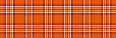 Canlı turuncu ekose desenli, sonbahar tasarımları, sonbahar modası veya tekstil projeleri için mükemmel..
