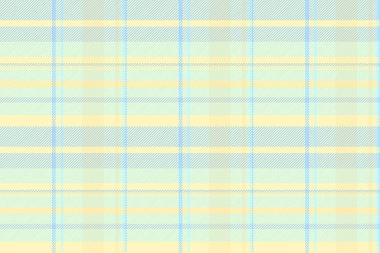 Eğri kumaş ekose, vektör kontrol dokusu. Ticari desensiz arkaplan tartan ışık ve cyan renk paleti.