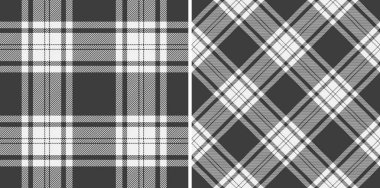 Zarif tek renkli ekoseli desenler, tekstil tasarımı, moda veya web sitesi geçmişi için mükemmel. İki farklı biçim - klasik ve köşegen - çok yönlü tasarım seçenekleri sunar.