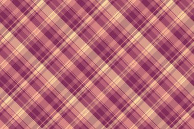 Glen ekose desenli vektör, ince tartan kumaş. Çizgili tekstil deseni arka plan kırmızı ve pembe renk paletinde pürüzsüz.
