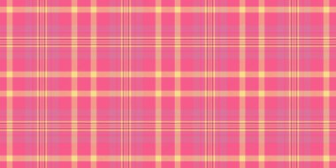 Canlı pembe ve sarı ekose desenli, tekstil tasarımı, web sitesi geçmişi veya moda projeleri için mükemmel. Bu neşeli, pürüzsüz doku, geçmişe dönük bir cazibe ve modern zarafet sunuyor..