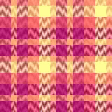 Sıcak günbatımı renklerinde canlı herringbone ekose desenli. Tekstil tasarımları, moda, web siteleri ve markalaşma için mükemmel. Bu pürüzsüz doku neşeli, şık ve modern bir estetik sunuyor..