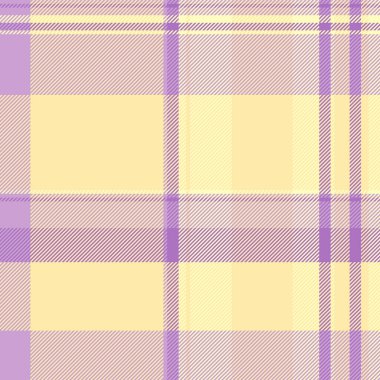 Sarı ve lavantalı yumuşak pastel ekose desenli. Tekstil tasarımı, moda, web siteleri ve kırtasiye için ideal.