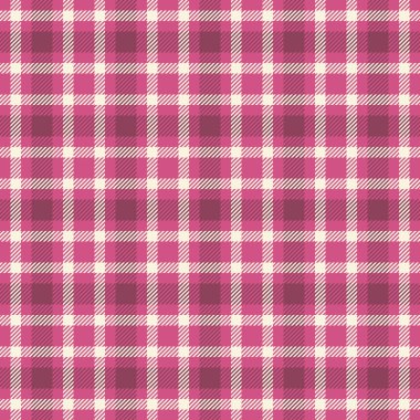 Zarif pembe ve kremalı ekose desenli. Tekstil tasarımı, web sitesi geçmişi veya koleksiyon kitabı projeleri için mükemmel.