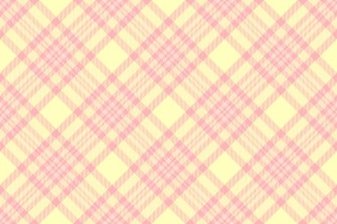 Dergi kumaş arkaplan dokusu, ABD tartan çek tekstili. Derin ekose desenli ışık ve kırmızı renk paletinde dikişsiz vektör.