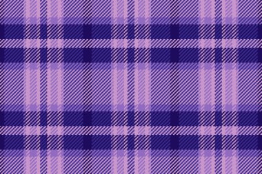 Gençlik dokusu dokusu, çizgili vektör arkaplanı pürüzsüz. Çivit ve pastel renk paletinde seçili tekstil ekose desen.