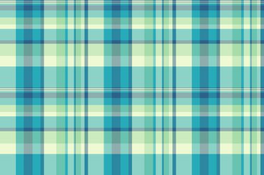Olgun, pürüzsüz vektör, sevimli kumaş kumaşlı tartan. Seremoni arkaplan desenli ekose desen gök mavisi ve cyan renk paleti.