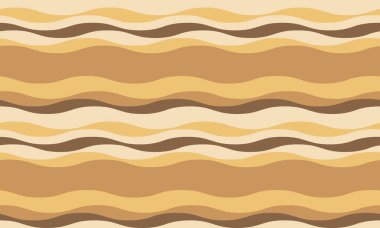 Topraksı tonlardaki soyut dalgalı çizgiler rahatlatıcı ve eskimiş bir desen oluşturur. Web sitesi geçmişi, tekstil baskısı ya da ambalaj tasarımı için mükemmel. Bu resim sıcaklık ve nostalji duygularını çağrıştırıyor..