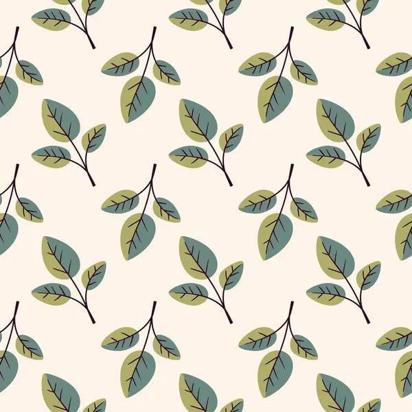 Krem rengi arka planda soluk yeşillikler içinde stilize edilmiş yapraklar içeren büyüleyici, pürüzsüz bir desen. Tekstil baskıları, duvar kağıtları ve ambalaj tasarımı için mükemmel. Sakin ve doğal bir güzellik hissi veriyor..