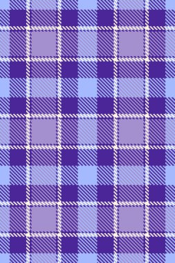 Serene mor ve mavi ekose desenli. Tekstil tasarımı, web sitesi geçmişi veya el işi projeleri için mükemmel.