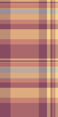 Doku dikişsiz vektör dokusu, zengin kontrol arkaplan tartanı. Turuncu ve kırmızı renk paletiyle muhteşem tekstil kumaş deseni.