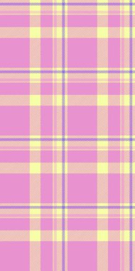 Temel doku kumaş kumaşı, rüya gibi, kusursuz şablon. Pembe ve kireç rengi paletinde kimlik arkaplan ekose kumaş vektörü.