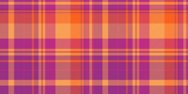 Canlı turuncu ve mor ekose desenli. Tekstil tasarımları, web sitesi geçmişi veya sonbahar temalı projeler için mükemmel.
