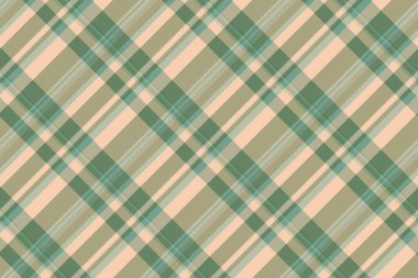 Sessiz yeşillikler ve şeftaliler içinde zarif çapraz ekoseli desen. Tekstil tasarımı, web sitesi geçmişi veya ambalaj için mükemmel.