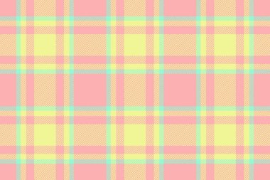 Yumuşak pembe, sarı ve nane yeşiliyle enfes pastel ekoseli desenler. Tekstil tasarımı, markalaşma, ilkbahar temaları ve neşeli, kadınsı bir estetik yaratmak için mükemmel..