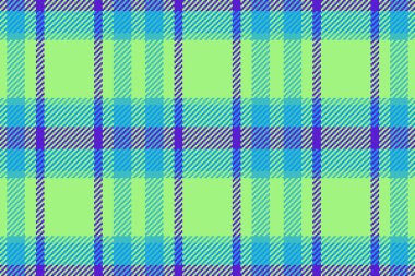 Canlı limon yeşili, deniz mavisi ve mor ekose desenli. Tekstil tasarımı, web sitesi geçmişi veya moda projeleri için mükemmel.