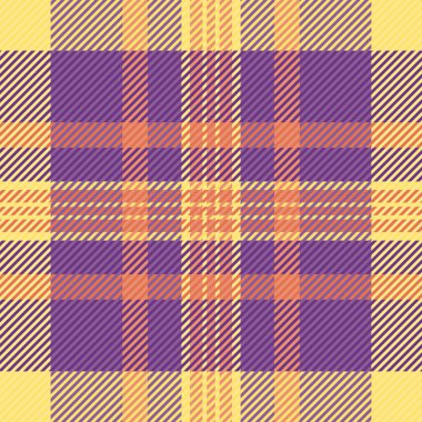 Sonbahar renklerinde canlı ekose desenli. Tekstil tasarımı, moda veya web sitesi geçmişi için mükemmel. Kesişen çizgiler sıcaklık ve doku hissi yaratıyor. Falltemalı projeler için ideal..