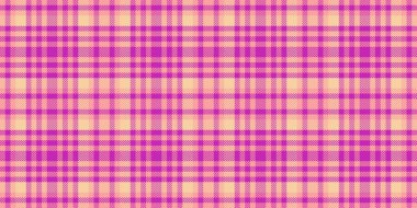 Moda kontrolü ekose desen, kraliyet kumaşı vektör dokusu. Kulüp tekstil tartan arka planı kırmızı ve morumsu renklerde pürüzsüz.