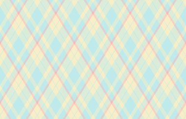 Argyle geometrik eşkenar dörtgenin kusursuz deseni. Harlequin duvar kağıdı tasarımını kontrol et. Web geçmişi için klasik elmas şekilli tekstil malzemesi, baskı kumaşı, kazak, ambalaj kağıdı, hediye kartı, davetiye.