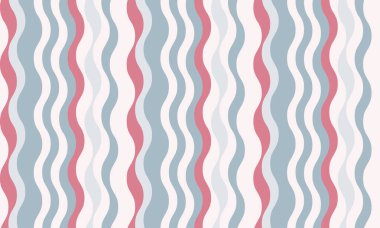 Sönük pembe ve mavi tonlarda soyut dalgalı çizgiler. Tekstil tasarımı, web sitesi geçmişi ya da şık bir grafik öğesi için mükemmel. Sakin ve nazik bir hareketi çağrıştırıyor..