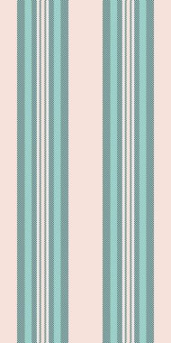 Dikensiz şeritli tekstil, güzel çizgiler desen. Işık ve cyan renk paletinde dikey Pabric arkaplan vektörü.