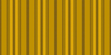 Kasım çizgileri dikey, kompozisyon tekstil arka plan deseni. Atölye dokusu sarı ve koyu renk paletinde düz çizgi vektörü.