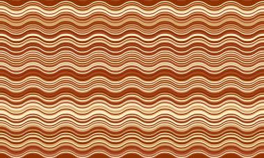 Sıcak toprak tonlarında soyut dalgalı çizgiler. Tekstil tasarımı, web sitesi geçmişi ya da görsel olarak çekici, organik dokuya ihtiyaç duyan her proje için mükemmel..