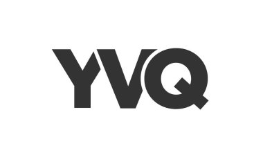 YVQ logo tasarım şablonu güçlü ve modern kalın metinlerle. Basit ve minimal tipografi içeren ilk tabanlı vektör logosu. Modayı takip eden şirket kimliği markalar için ideal..