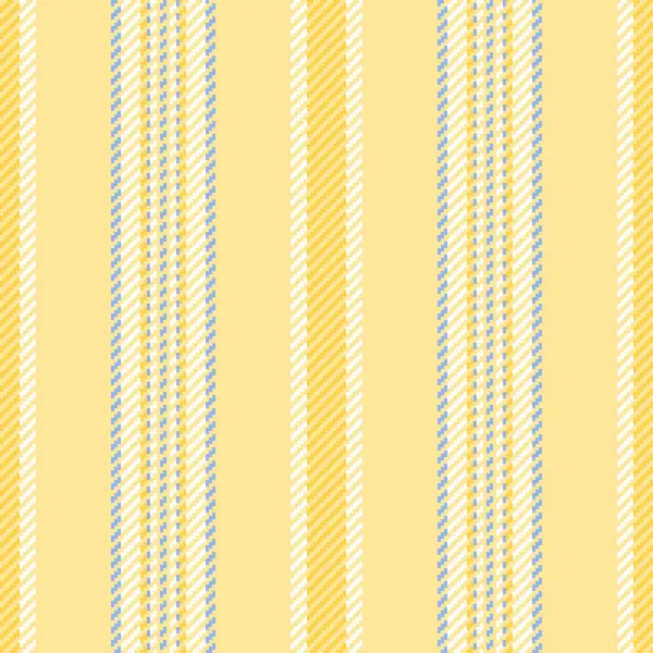 Saf hat vektörü, hippi arkaplan desenli tekstil. Sarı ve beyaz renk paletindeki Tross dikey doku çizgisi.