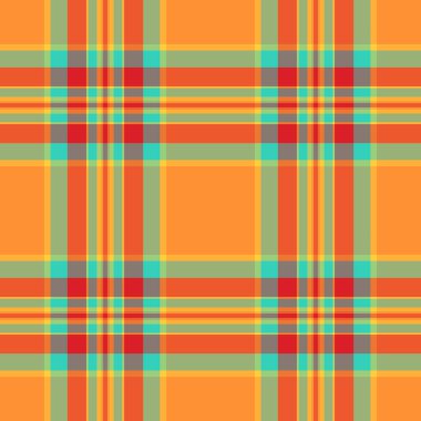 Canlı turuncu ekose desenli, tekstil tasarımı, web sitesi geçmişi veya moda projeleri için mükemmel. Bu neşeli, geometrik tasarım sıcaklığı ve iyimserliği çağrıştırıyor..