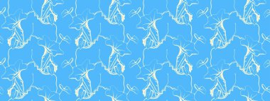 Serene açık mavi çiçek deseni. İnce çizgi sanatı sükuneti ve doğayı çağrıştırır. Özgeçmiş, tekstil ya da web sitesi tasarımı için ideal. Zarif ve minimalist estetik.