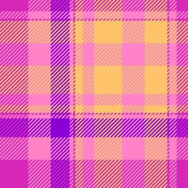 Canlı pembe ve sarı ekose desenli. Tekstil tasarımı, moda veya web sitesi geçmişi için mükemmel. Bu neşeli, geometrik doku iyimserlik ve enerjiyi çağrıştırıyor..