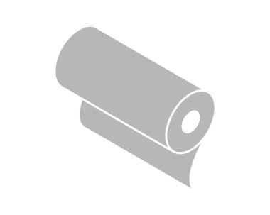 Bir rulo kağıdın basit ama etkili izometrik çizimi. Yeni başlangıç kavramlarını, potansiyeli ya da sürekli ilerlemeyi temsil etmek için mükemmel..