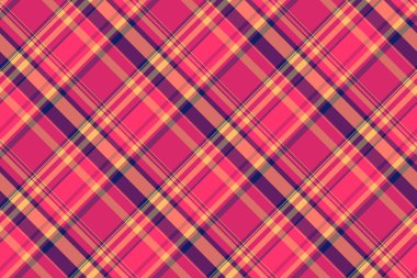 Londra arka plan tartan kontrolü, yıldönümü vektör modeli tekstili. Moda desenli ekose kumaş. Kırmızı ve pembe renk paletinde pürüzsüz..
