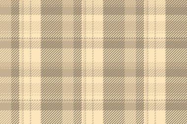 Bej rengi tartan desenli. Kumaş, kağıt ve arka planlar için doku. Örgü çizgili klasik tekstil tasarımı, moda, iç mekan veya grafik projeler için uygundur.