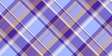 Zarif çapraz ekose desenli yumuşak mor, açık mavi ve bej renkli. Tekstil tasarımı, web sitesi geçmişi ya da kırtasiye için mükemmel.