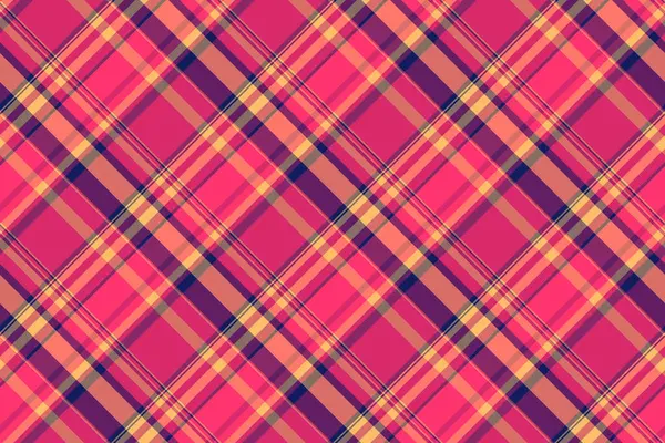 Londra arka plan tartan kontrolü, yıldönümü vektör modeli tekstili. Moda desenli ekose kumaş. Kırmızı ve pembe renk paletinde pürüzsüz..