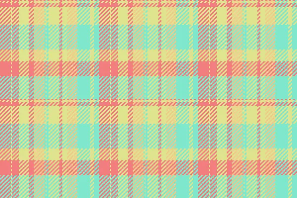 Kraliyet dokusu arka plan kumaşı, şablon vektör ekose kumaşı. Gök mavisi ve kireç rengi paletinde tartan desenini kontrol et.