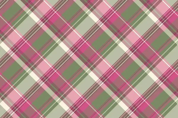 Yumuşak pembe, yeşil ve bej tonlarda zarif çapraz ekoseli desen. Tekstil tasarımı, moda veya web sitesi geçmişi için mükemmel.