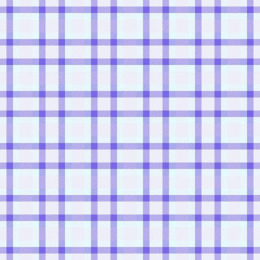 Yeni model kontrol arkaplanı, klasik dikdörtgen kumaş. Beyaz ve hafif siyan renk paletinde ekose kumaş dokusu tekstil.