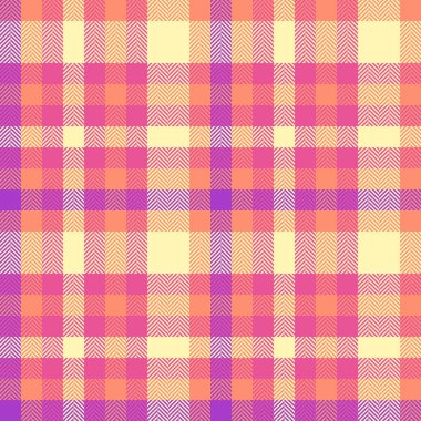 Neşeli pastel ekose desenli. Moda, tekstil ya da arka plan tasarımları için ideal. Sıcaklık ve rahatlığı çağrıştırıyor, yaratıcılık ve canlı bir ifade ortaya koyuyor..