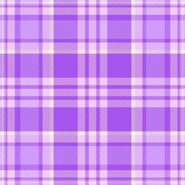 Mor tonları olan kusursuz ekose desenli. Tekstil tasarımı, arka planlar ve yaratıcı projeler için çok yönlü. Klasik, şık ve görsel olarak çekici..